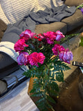 Pink Rose & Carnation Flower Arrangement